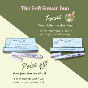 Poise micro-dose lip balm | Jasmine Green Tea