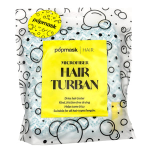 Blue Fast-Drying Microfibre Hair Towel