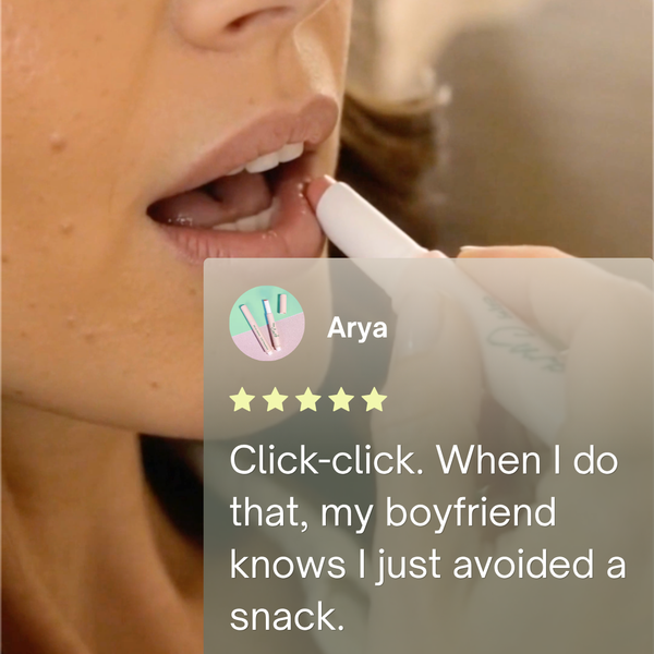 Curb micro-dose lip balm | Snack attack tamer