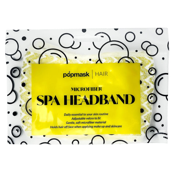 Yellow Luxurious Microfibre Spa Headband
