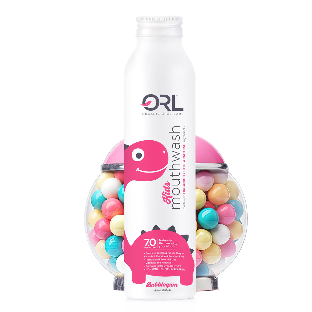 Kids Mouthwash made with Organic Xylitol & Natural Ingredients