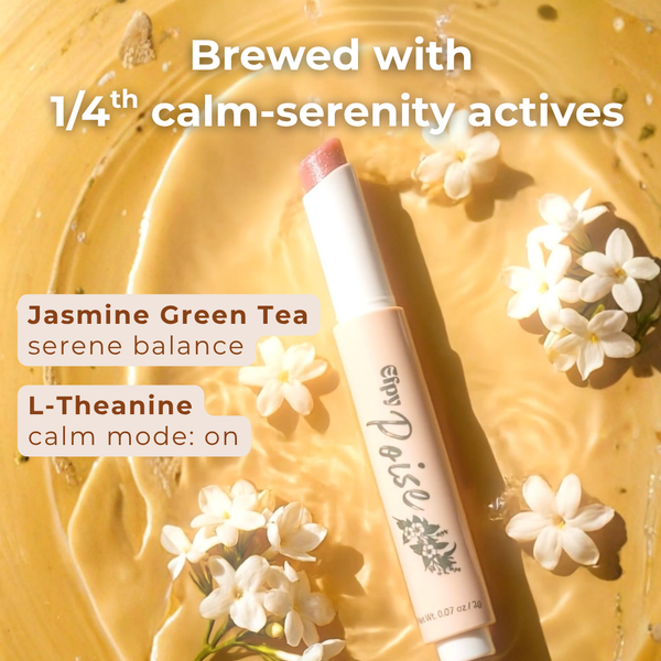 Poise micro-dose lip balm | Jasmine Green Tea