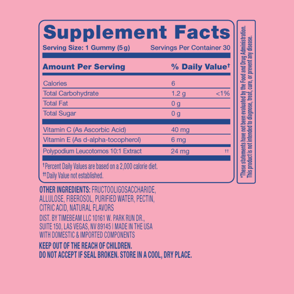 Sol Mate Sun Gummies Skin Protection Supplement