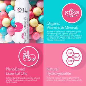 Kids Fluoride Free Natural Toothpaste